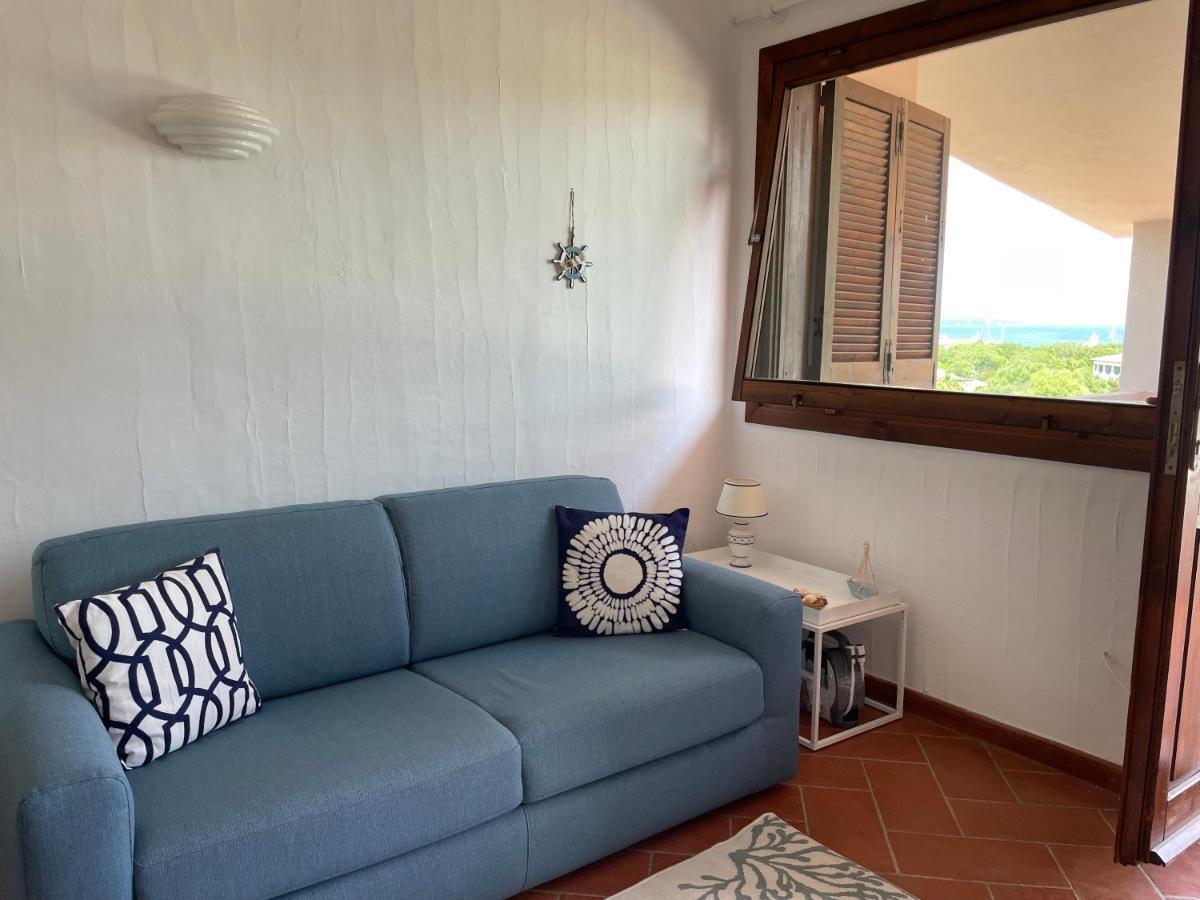 Splendida Vista Mare Zona Centrale Porto Rotondo Posto Auto Privato Kültér fotó