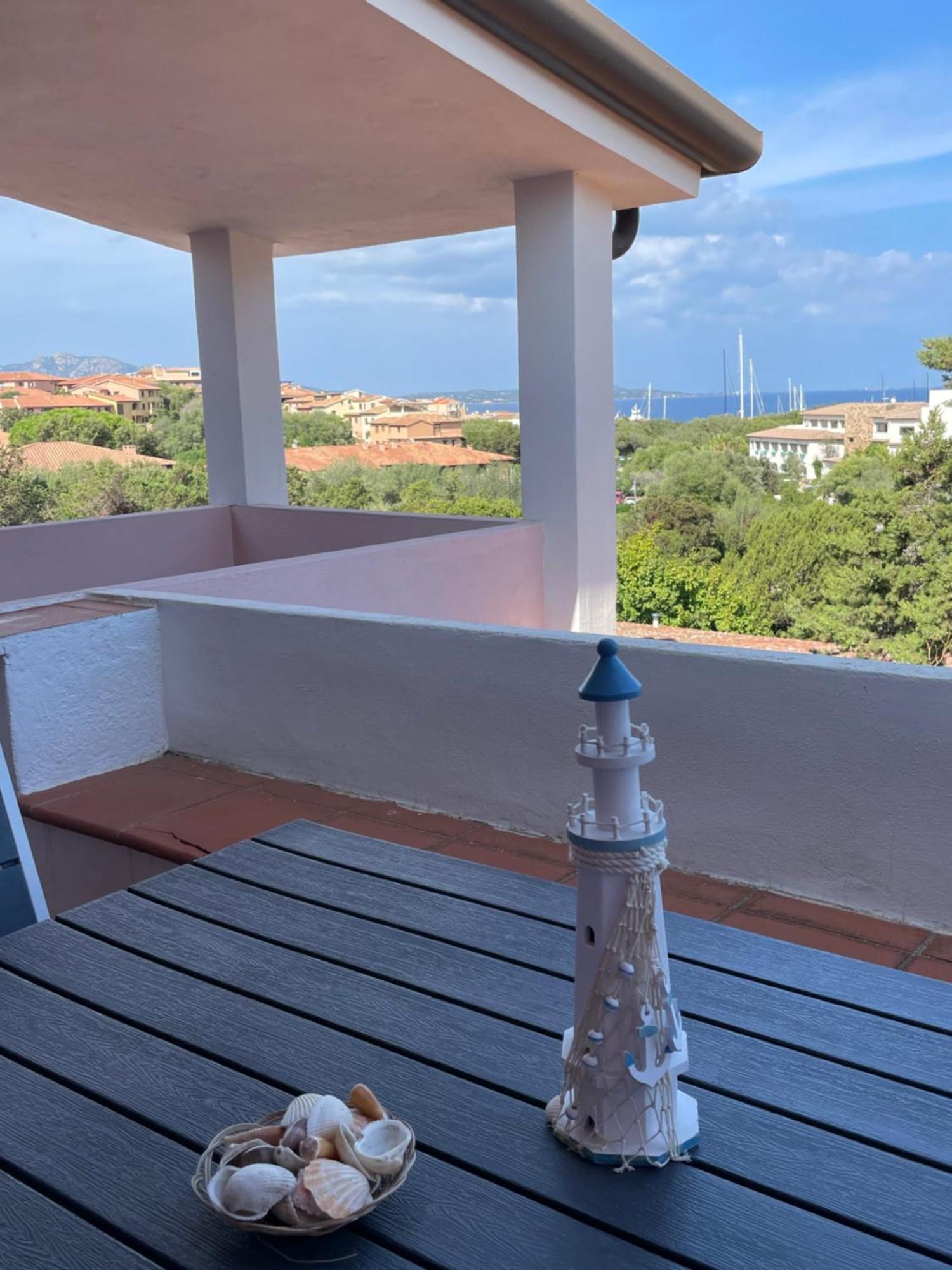 Splendida Vista Mare Zona Centrale Porto Rotondo Posto Auto Privato Kültér fotó